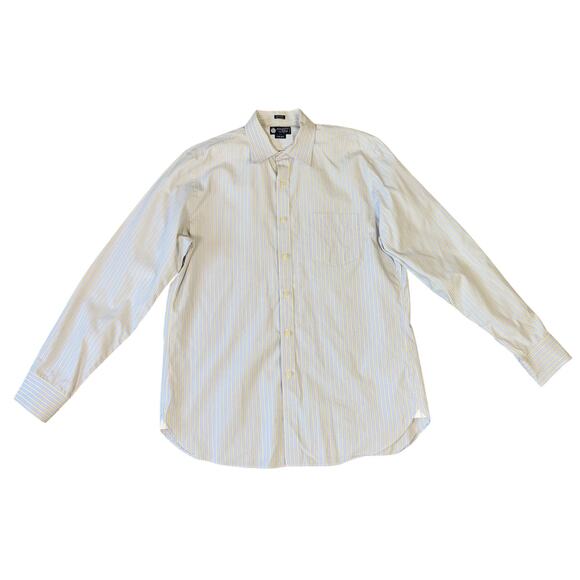 J Crew Haberdashery 80s 2 Ply Button Up Shirt US Men's L - Picture 1 of 6